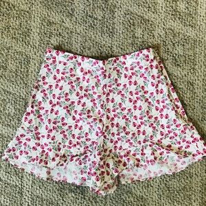 Floral mini skort!